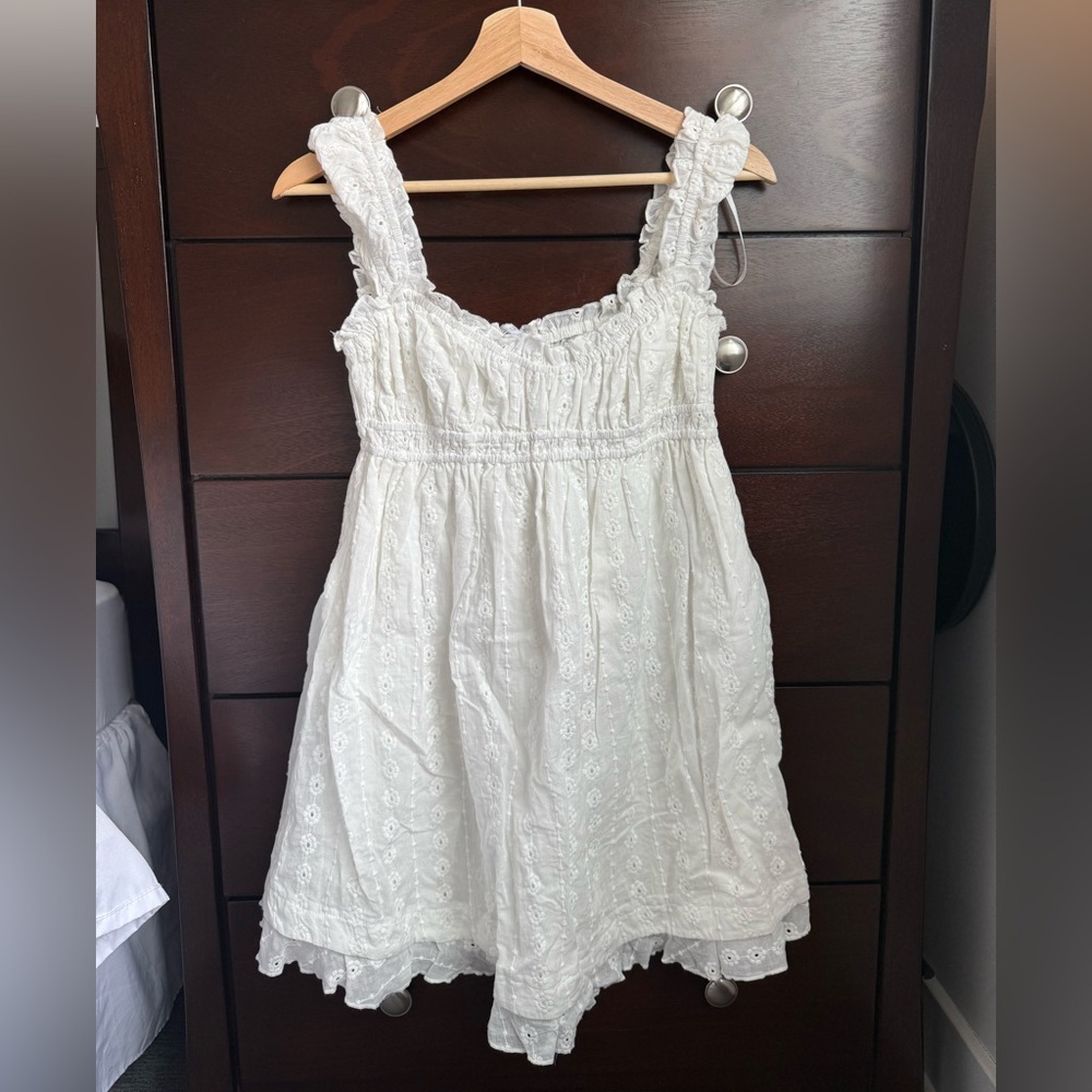 Princess Polly white mini dress.